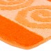 Коврик для туалета Hurrem, 50х60 см, полипропилен, цвет оранжевый