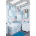 Коврик для ванной комнаты «Twist» 60х90 см цвет синий