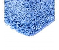 Коврик для ванной комнаты «Shaggy» 70х100 см цвет синий