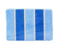 Коврик для ванной комнаты «Sera» цвет голубой