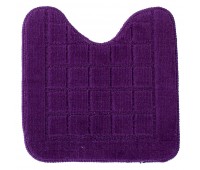 Коврик для туалета Квадро, 40х40, полипропилен, цвет фиолетовый