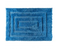 Коврик для ванной комнаты Grampus 45х65 см цвет синий