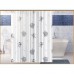 Штора для ванной комнаты 180х180 см цвет белый