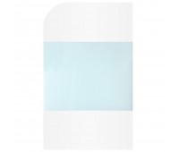 Экран для ванны Quad, 140x85 см, цвет серебристый