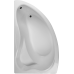 Ванна без гидромассажа Малага левосторонняя, 150х90 см, акрил