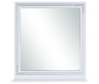 Зеркало «Элен» 75 см цвет белое серебро
