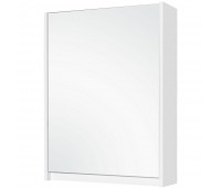 Шкаф зеркальный «Квадро» 60 см цвет белый