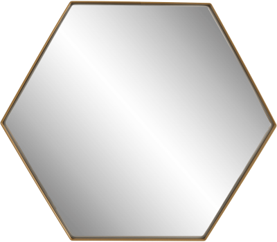 Зеркало Ferro 35х30 см цвет золотой