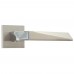 Ручка дверная на розетке DIAMOND DM/HD SN/CP-3, цвет никель/матовый хром