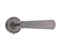 Ручка дверная на розетке Romeo CL3/HD AS-9, цвет античное серебро