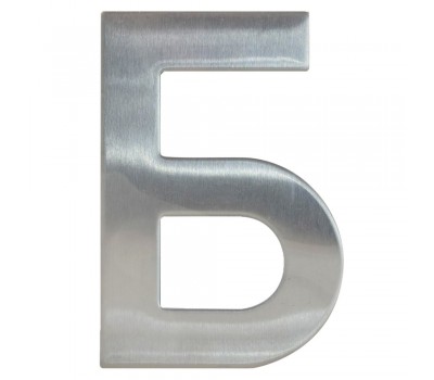 Буква «Б» Larvij самоклеящаяся 95х62 мм нержавеющая сталь