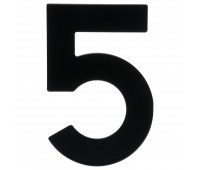 Цифра «5» Larvij большая цвет чёрный