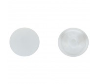 Заглушка на шуруп-стяжку Hex 7 мм полиэтилен цвет белый, 50 шт.