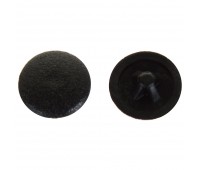 Заглушка на шуруп PZ 3 15 мм полиэтилен цвет чёрный, 50 шт.