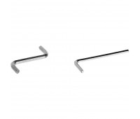 Ключи для мебельной стяжки SW3 и SW4, 4х59 мм, металл, цвет хром, 4 шт.