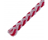 Шнур хозяйственно-бытовой Standers с сердечником 2 мм, 50 м, цвет белый/красный