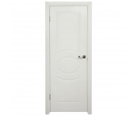 Полотно дверное глухое Дэлия 200х80 см цвет белый
