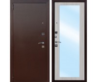 Дверь входная металлическая Царское зеркало Maxi, 860 мм, левая, цвет дуб сонома