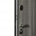 Дверь входная металлическая Гарда Муар 860 мм, левая, цвет венге тобакко