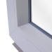 Окно ПВХ одностворчатое 120х60 см поворотное правое