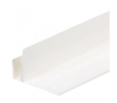 Профиль ПВХ F-образный для панелей 5 мм, 3000 мм, цвет белый