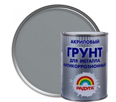 Грунт по металлу Радуга ВД АК Р-150 0.9 л цвет серый