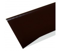 Планка примыкания верхняя с полиэстеровым покрытием 2 м цвет коричневый