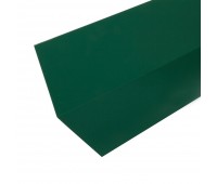 Планка примыкания верхняя с полиэстеровым покрытием 2 м цвет зелёный