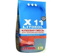 Клей для плитки готовый Litokol X11, 5 кг